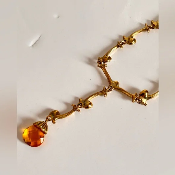 Vintage Avon extraordinary briolette vine necklace - Picture 6 of 9